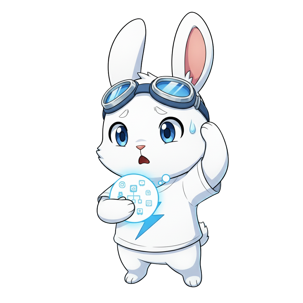 ラピットくん - 困り顔