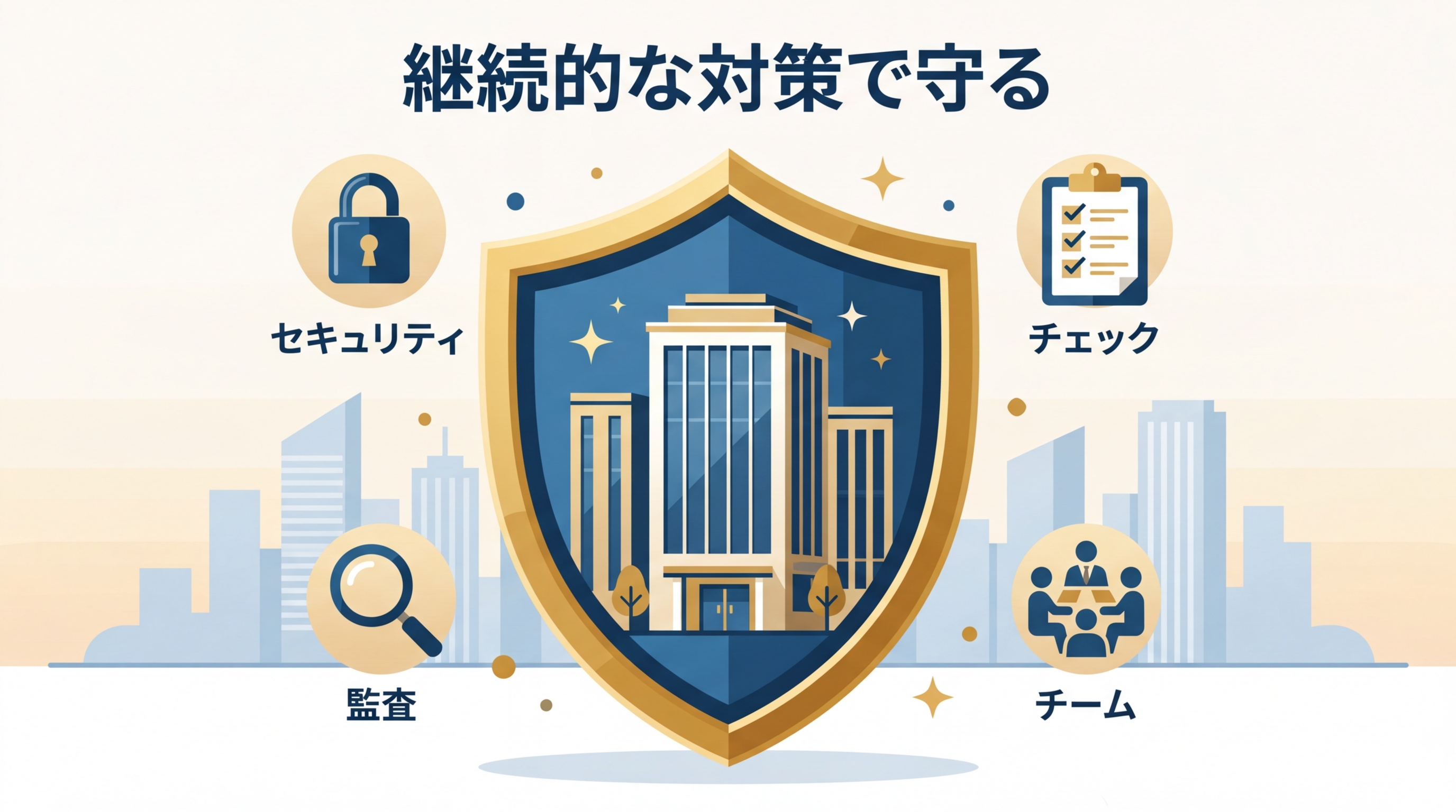 継続的な対策で守る：セキュリティ・監査・チェック・チーム